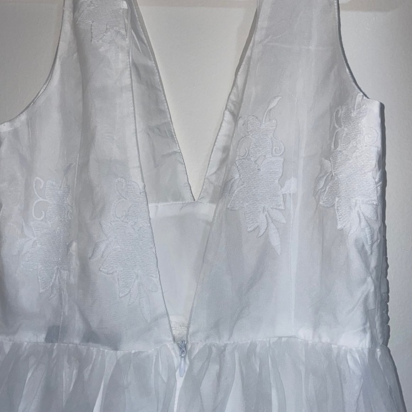 Double Crazy from SHEIN White Mini Dress. Never worn - Picture 8 of 8